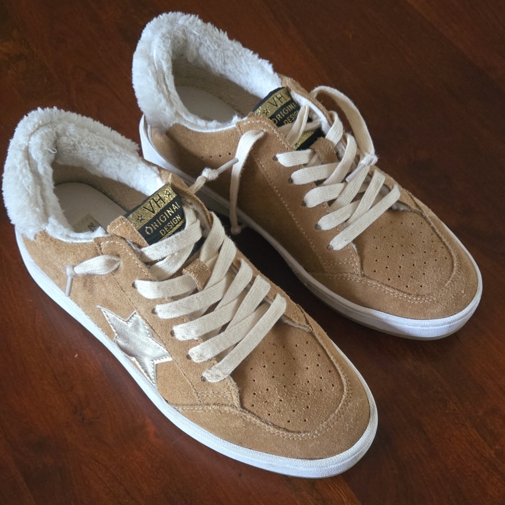 Vintage Havana Tan Suede Sneakers
